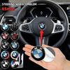 HEQW2 45MM Car Steering Wheel Badge Emblem Sticker Auto Styling For BMW 1 3 5 7 Series M Performance M3 M5 F01 F20 F10 F13 F16 F34