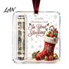 Holiday Hanging Money Holder Christmas Cash Gift Ornament, Clear Acrylic Holder, Xmas DIY Box Tree Decoration, Funny Ways to for Christmas,