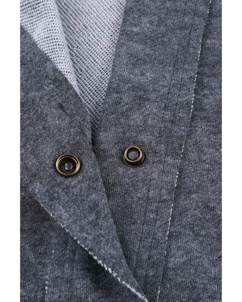 Azura Exchange Винтажная потертая куртка с карманом-клапаном на пуговицах