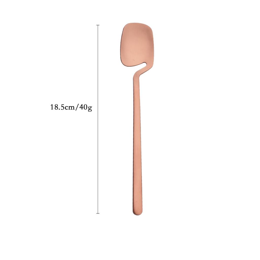 Rose Gold Stainless Steel Flatware Cutlery Set Matte Tableware Icespoon Fork Knife Set Dinnerware Set Silverware For Party