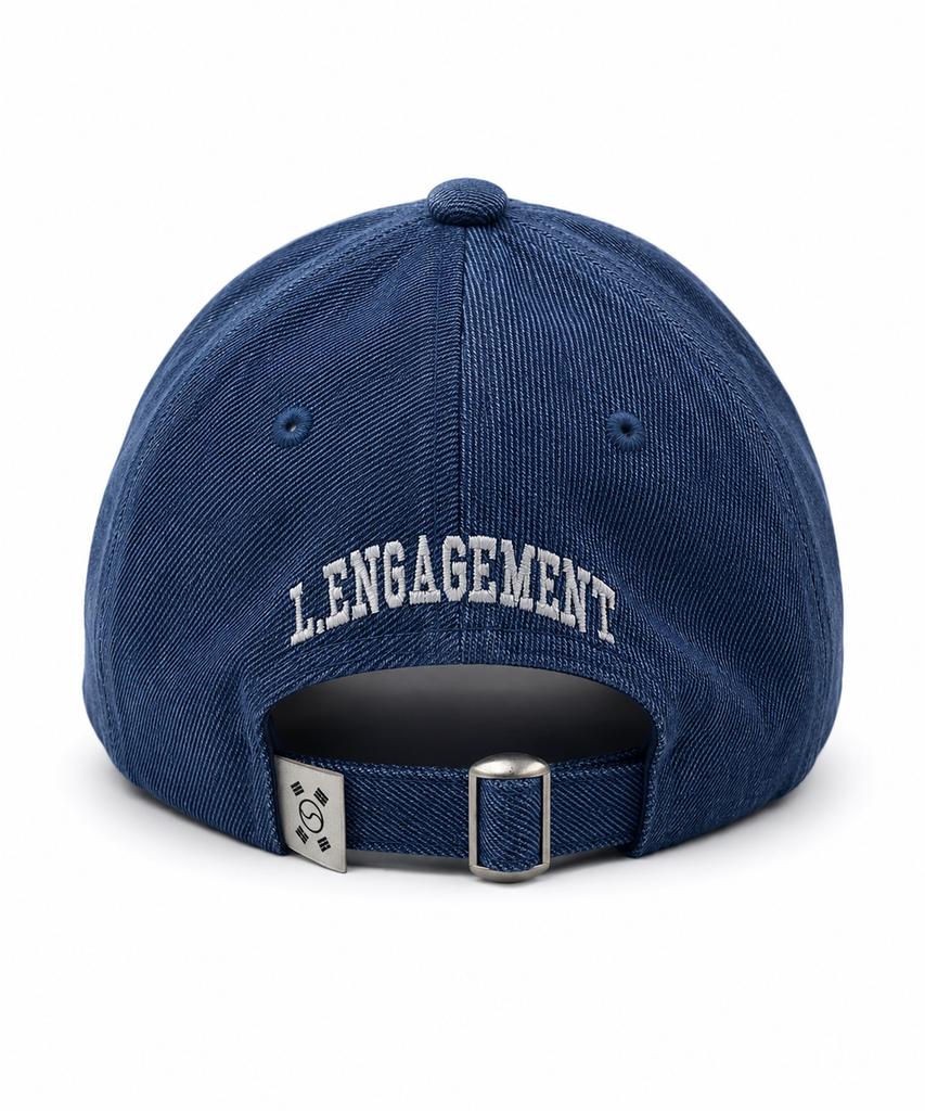 LENGAGEMENT Маленькое Сердце Джинсовая Бейсболка [Синий]