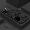 Jujutsu Kaisen Animation Cute For Apple iPhone 15 14 13 12 11 XS XR X 8 7 Pro Max Plus Mini Liquid Left Rope Phone Case