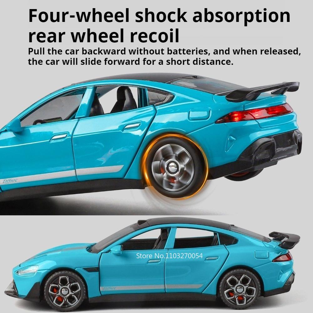 ABAE1 1:32 SU7 Ultra BYD Yangwang U9 Alloy Sportscar Model Diecast Toy Rear Wheel Pull Back with Sound Light Vehice Collecting Hobbies