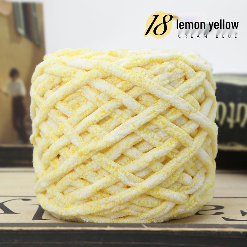 Толстая пряжа Ice Wool для вязания одеял, тапочек, шейных платков и шарфов