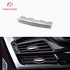 Хромированная пластина для кондиционера, вентиляционный тумблер, розетка для карточек, зажим для регулировки направления ветра, медиатор для BMW X5 X6 F15
