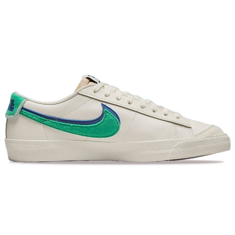 Nike Blazer Low 77 SE Double Swoosh — мужские кроссовки Phantom Green Royal White Stadium-Green Old-Royal DO9777-001