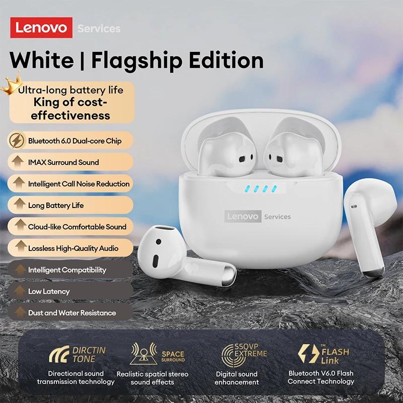Оригинальные Bluetooth 6.0 наушники Lenovo LE259 Беспроводные наушники HIFI Игровые с шумоподавлением Наушники для тренировок Воспроизведение музыки Стерео Спортивные наушники