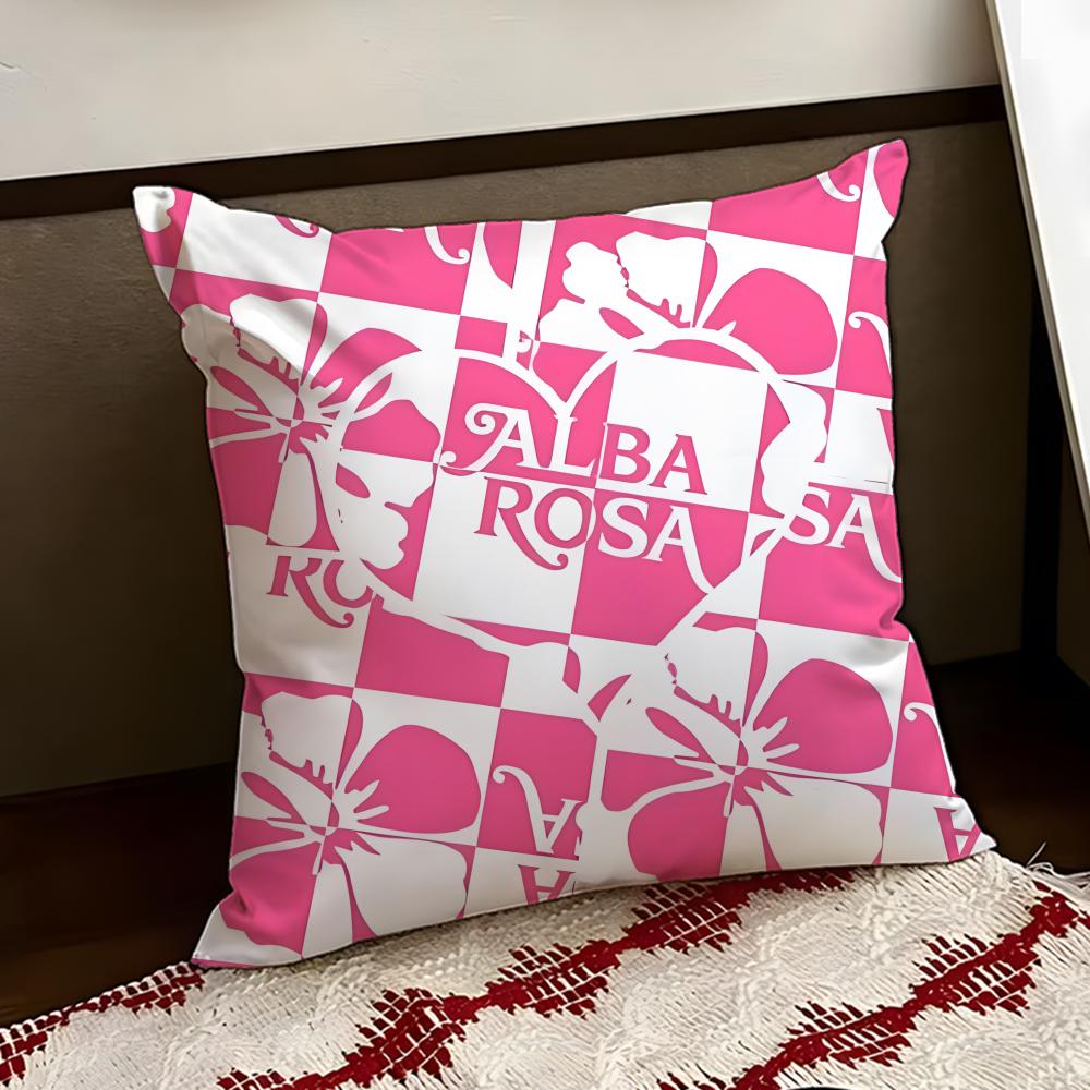 AAlba RRosa Brand Cushion Cover Reversible Soft Durable Pillow Cover Home Car MultiScene Use for Daily Comfort