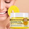 Kojic Acid & Turmeric Cleansing Pads - Deeply Moisturizes and Prevents Dryness, Improve Skin Texture and Clean Skin Pores