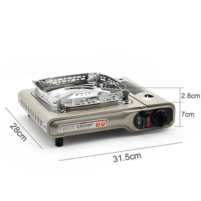 Кемпинговая плита-нагреватель, маленькая кассетная плита с одной горелкой, портативная кухонная печь, газовая плита для внутреннего и наружного кемпинга