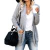 Осень-зима Женское длинное пальто Джемпер Pull Femme Свободная трикотажная женская верхняя одежда Кардиган Куртка Свитер Женская одежда