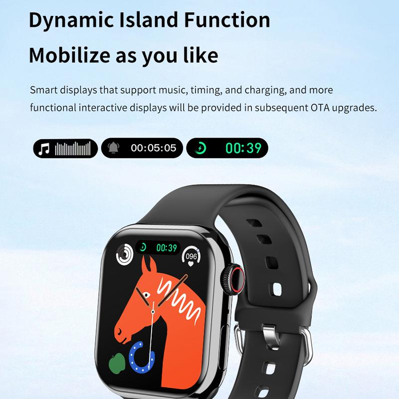 Смарт-часы для женщин Ultra Series 9, умные часы с NFC для мужчин, BT Call, водонепроницаемая, с беспроводной зарядкой, 2,05-дюймовый экран для часов 9
