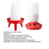 Chicken Feeder Foldable Legs Design Chicken Waterer Large Capacity Poultry Water Feeder for Home Farm Yard