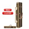 2/3/4 Layer Portable Folding Fishing Rod Reel Bag Fishing Pole Gear Tool Carry Case Carrier Bag for Fishing Large Capacity Travel Bag