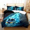 3D Печать Крутая Гоночная Машина Дрифт Машины Комплект Постельного Белья Односпальный Полуторный Двуспальный Кингсайз Комплект Постели Взрослый Мальчики Спальня Мужской Мальчики Подарок