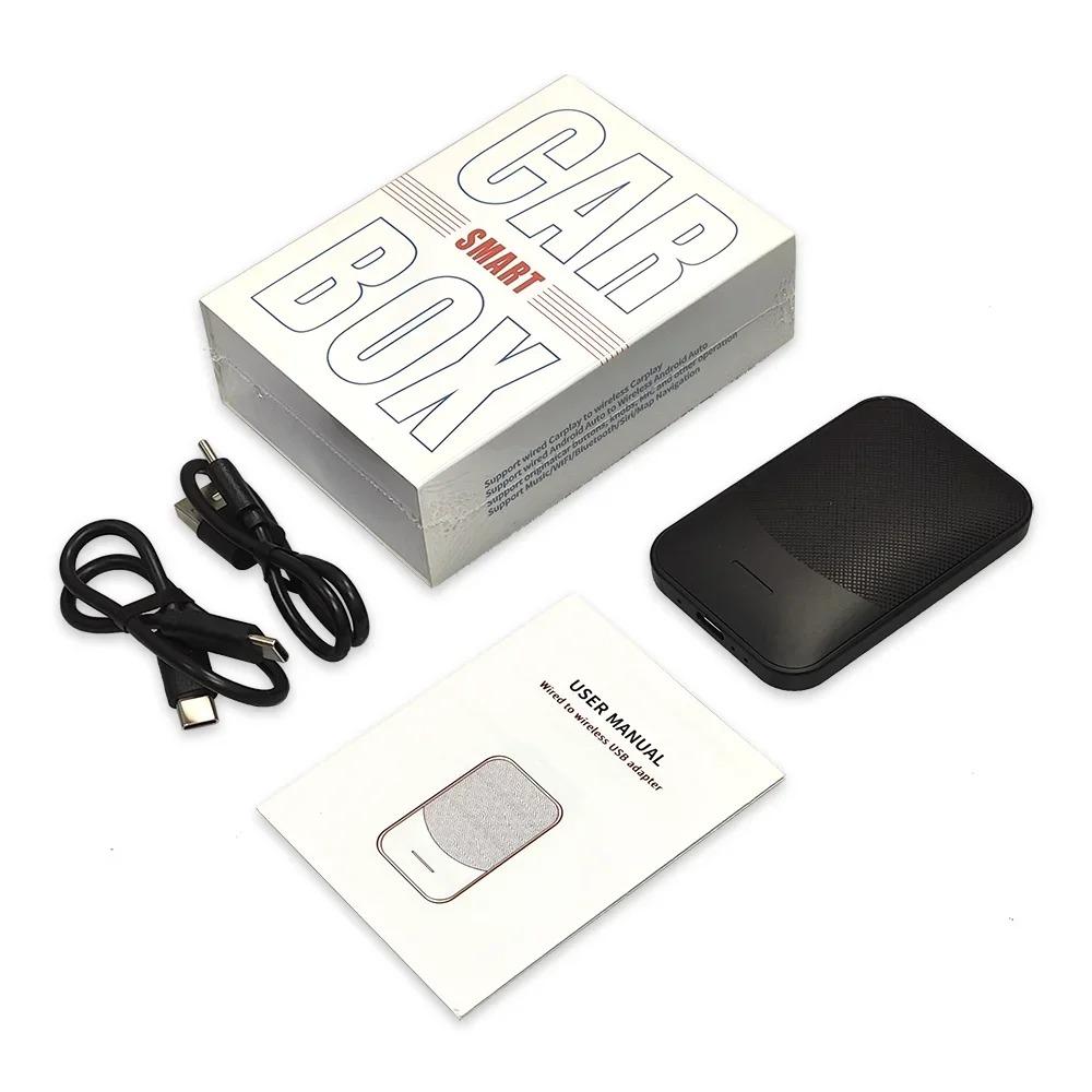 Беспроводной адаптер CarPlay 2 в 1 и беспроводной адаптер Android Auto, Plug and Play для оригинального автомобиля OEM, подключенного к беспроводной смарт-боксу