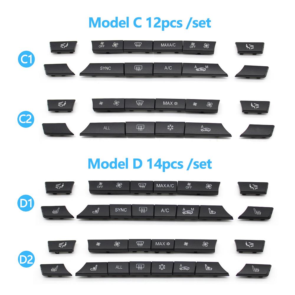 11/12/14 шт., крышка переключателя обогревателя для BMW 5 6 7 серии X5 X6 F10 F18 F06 F12 F01 F02 F15