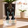 8 Pack Self Watering Plant Stakes with Water Control Cotton Rope Stable Water Absorption Device for Indoor Outdoor Plants Transplanting