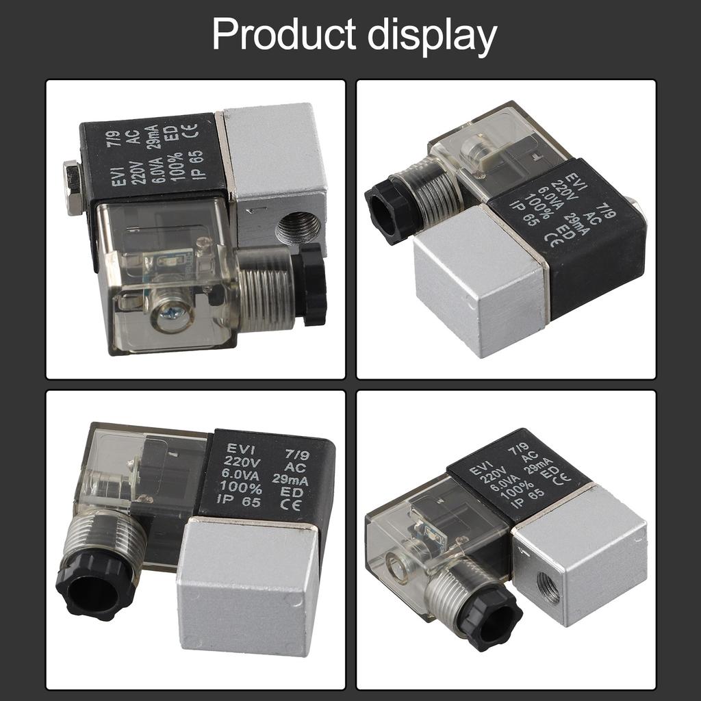 Воздушный бесшумный безмасляный воздушный компрессор электромагнитный клапан внутренний управляемый воздушный запорный клапан