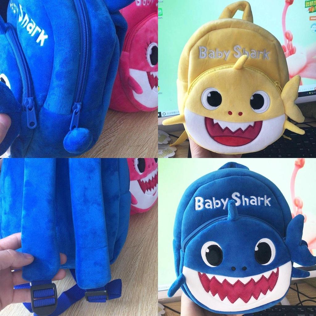 Плюшевый рюкзак Baby Shark для детей, милый мягкий наплечный рюкзак, школьная сумка для детей, подарок