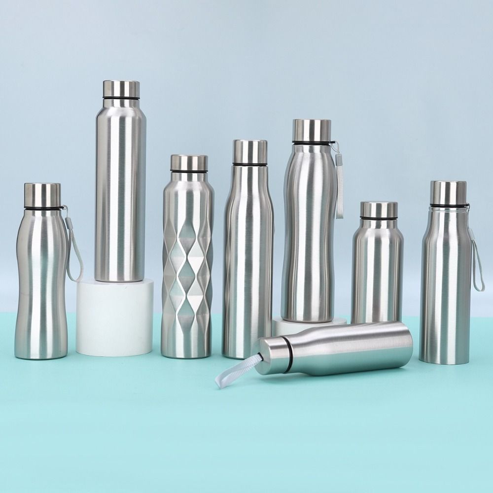 Stainless Steel Outdoor Drink Bottles 750ml/1000ml Travel Water Cup  for Camping
