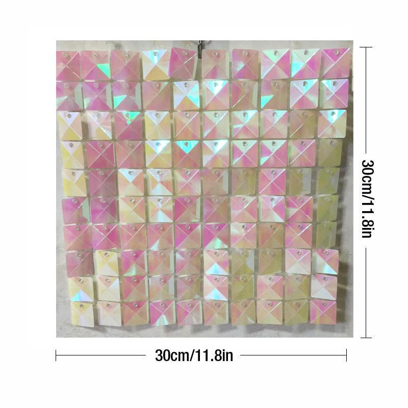 Diamond Shimmer Wall Panels Sequins Backdrop Events Home Decor Birthday Party Decor