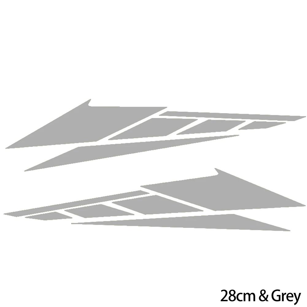 Новые 2 шт. наклейки из ПВХ для мотоциклов, светоотражающие наклейки 20 см/28 см, аксессуары для украшения хвостовой части скутера, декоративные украшения для мотоцикла