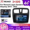 Автомобильный радиоприемник, мультимедийный видеоплеер для Renault Logan 2 Sandero 2 2014 -2019 Symbol Android 13 2 Din Auto Carplay Gps Dvd