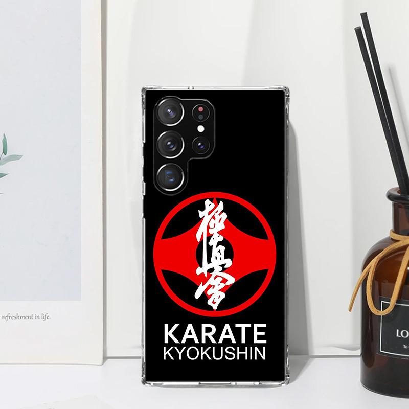 Oyama Kyokushin Karate Phone Case For Samsung Galaxy S25 S24 S23 S22 Ultra S21 FE S20 Plus S10 + S10E Art Fundas Back Cover S24