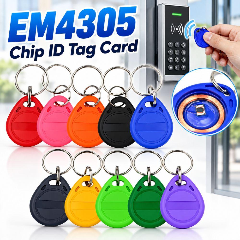 Перезаписываемая ID-метка Карта Пластиковая RFID Клон-метка Новый Дубликат Брелок Для Ближнего Использования