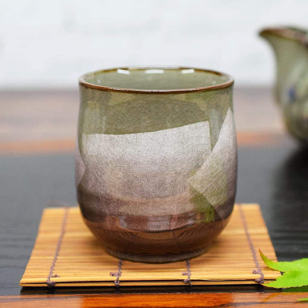 Waza no Kura Kutani ware чашка для чая серебряного цвета фиолетового цвета керамика бренд японская посуда чашка для чая антиквариат праздничный подарок