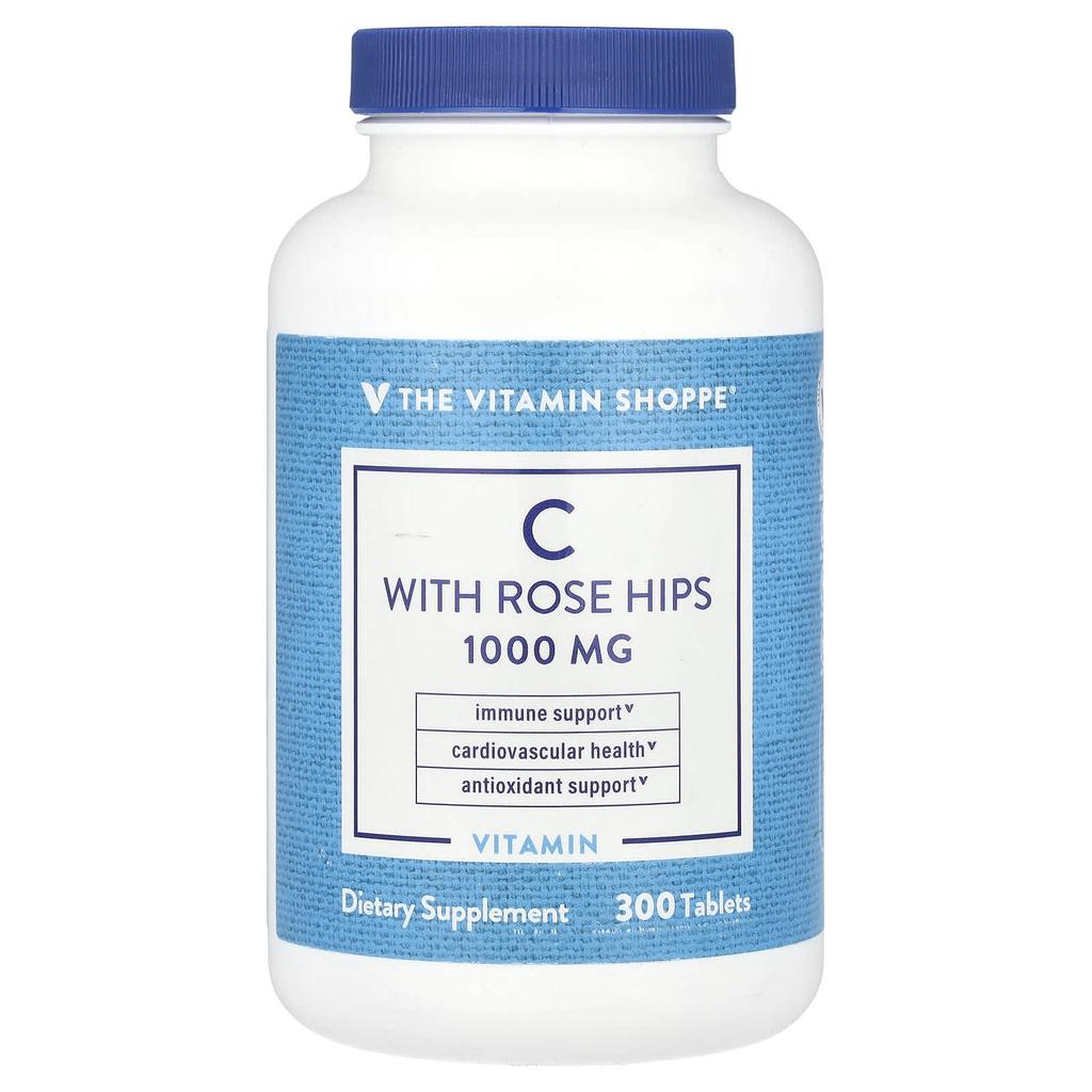 Vitamin C with Rosehip, 300 Tablets