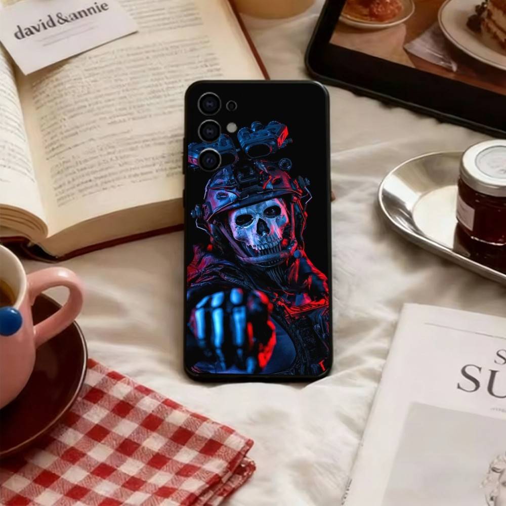 Military game Soldier Phone Case For Samsung S25,S24,S21,S22,S23,S30,Ultra,S20,Plus,Fe,Lite,Note,10,Soft Black Cover