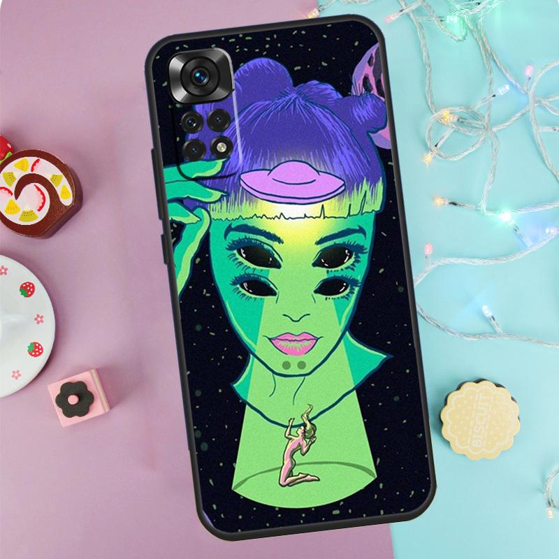 Hippie Grunge Art Case For Xiaomi Redmi Note 13 Pro 14 9 10 11 12 9S 10S 11S 12S Redmi 14C 10C 12C 13C Cover