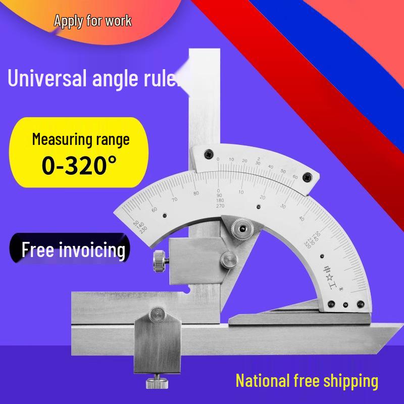 ShenHan ShenGong 0-320° Protractor: Versatile Industrial Goniometer Angle Measuring Tool