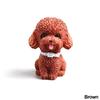 Cute Simulated Dog Figurine Resin Dog Ornament Car Accessories Dog Animal Model  Children Kids