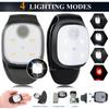 4 Lighting Modes Clip On Lamp for Cap USB Rechargeable Safety Warning Light  Emergency Use