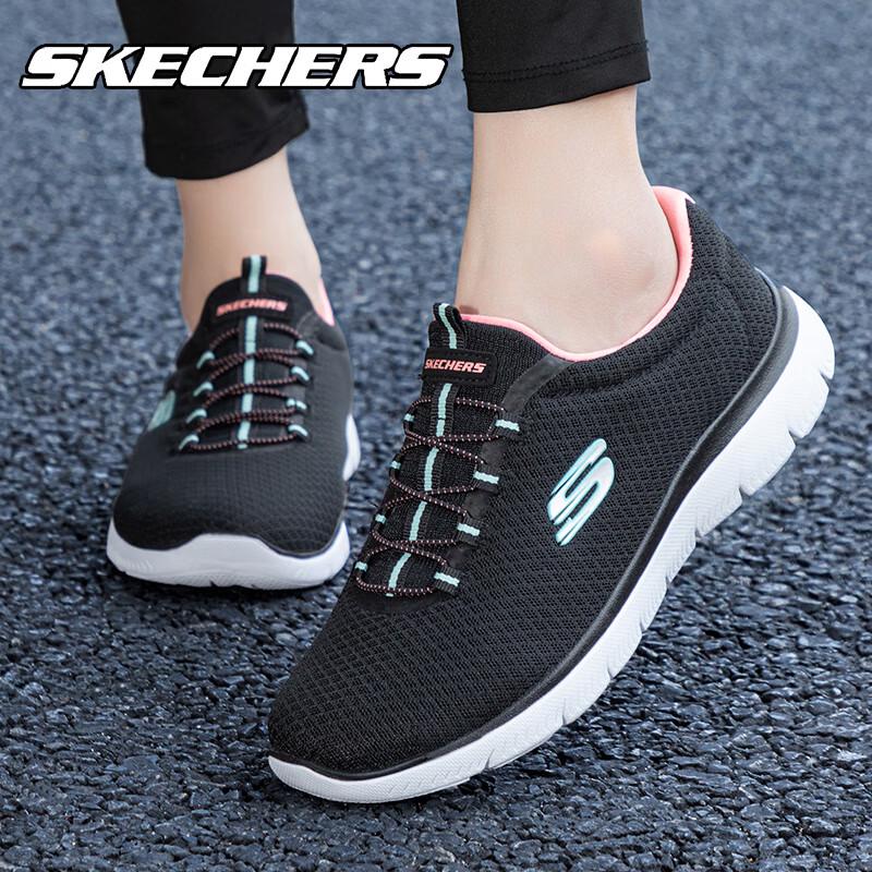 Skechers Женские дышащие слипоны для ходьбы