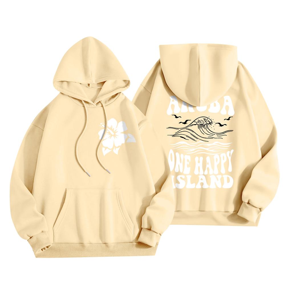 Толстовки для девочек-подростков с длинным рукавом и принтом букв, повседневные графические толстовки с капюшоном, пуловер с завязками, симпатичная толстовка большого размера