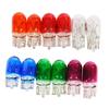 2Pcs 12V 5W T10 501 W5W Car Side Wedges Light Instrument Lamp Dashboard Halogen Bulbs Blue Clear Red Amber Green Violet
