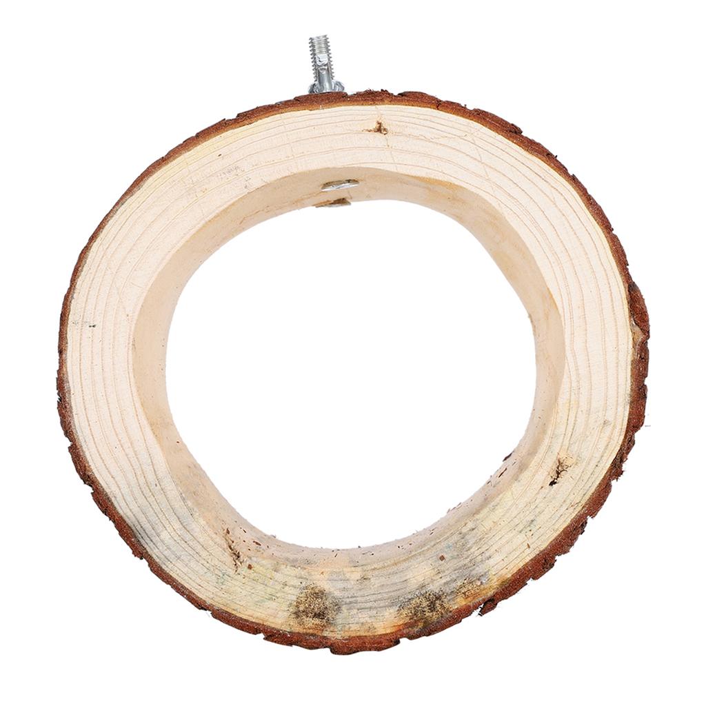 Bird Tree Hole Nest Small Pet Natural Wooden Toy Hideaway for Hamster Squirrel Parrot