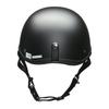 LEAD DALE Half Motorcycle Matte One Size Fits Most for 125cc and Under Helmet, Black, (57-60cm),