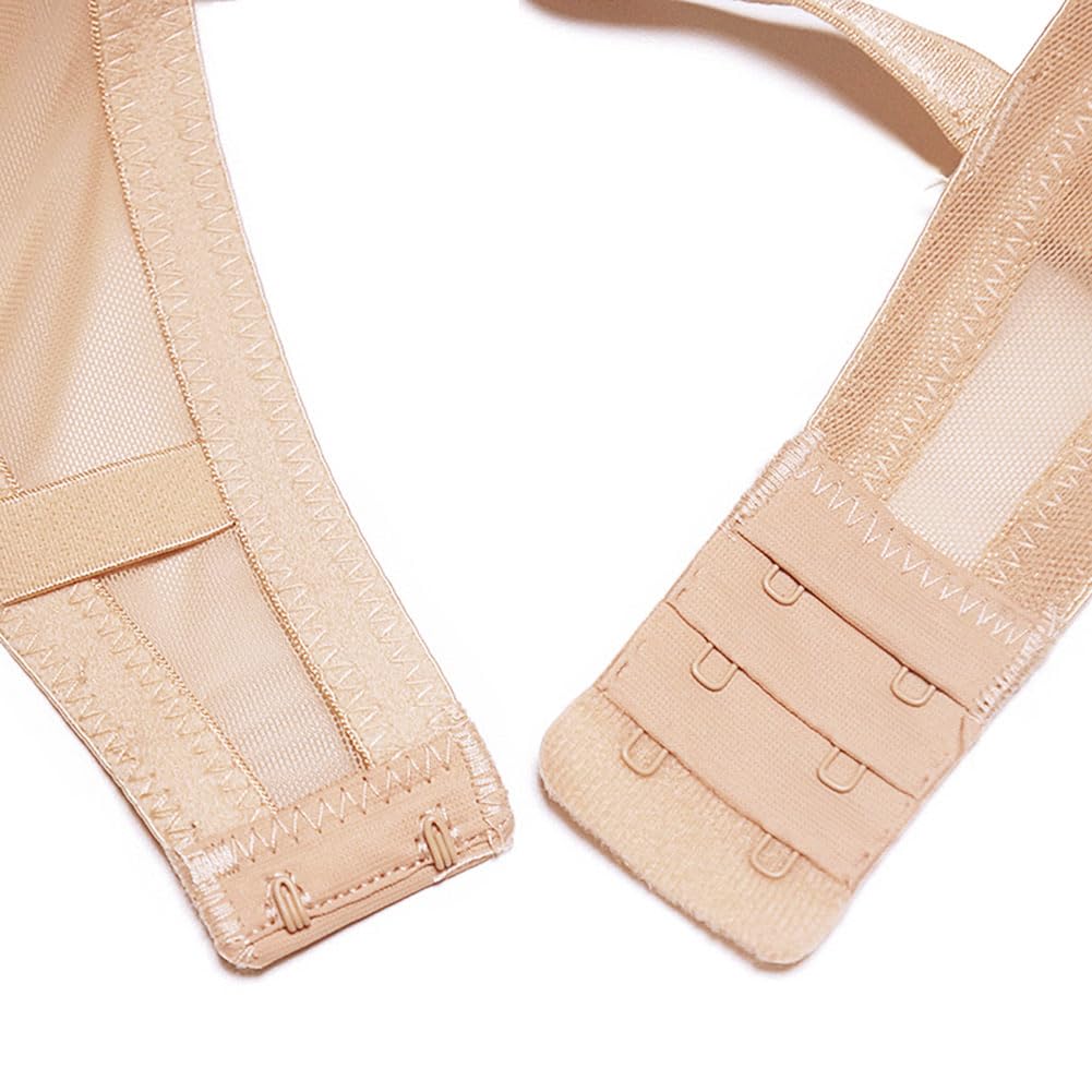 Код бюстгальтер стринги верх и низ комплект сексуальный прозрачный бюстгальтер шорты комплект экстремальное нижнее белье [Сексуально 1701] Прозрачный (SD303+SN082-Бежевый-75D)