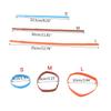 15 Colors Puppy Whelping Collars Adjustable Pet Identification Collars Soft Bands for Newborn Dog for Cat Kitten 3 Sizes