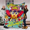 Arale printed throw blanket—soft,warm;versatile blanket for all seasons—perfect as &air-conditioning throw,nap blanket