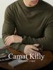 CamatKilly • Мужская мягкая трикотажная одежда: Роскошный, Плотный, Противоскатывающийся, Высокоэластичный Базовый Слой для Осени и Зимы.