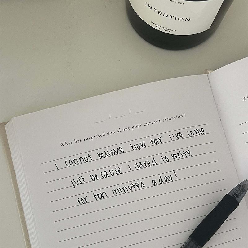 Журнал «Копай глубже» - Ежедневный журнал с 180 недатированными подсказками для намерения, исцеления, роста, благодарности