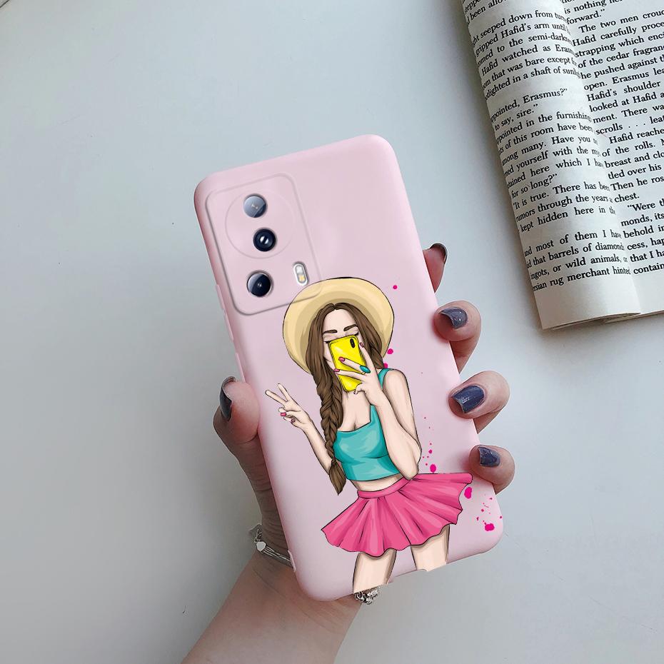 Милый красивый чехол для девочек для Xiaomi 13 Lite Чехол для Xiaomi 13 Lite Coque Shell Funda Мягкий силиконовый чехол для телефона для Xiaomi 13 Lite