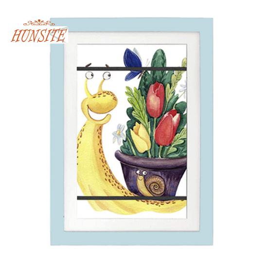 Детская художественная рамка, фоторамка с передним открытием, простая установка настенного декора