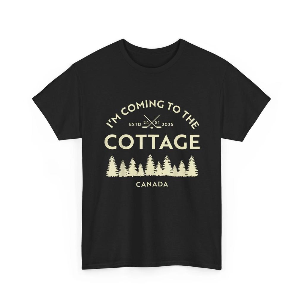 Hockey I'm Coming to The Cottage Shirt, Sports Romance Lovers Hockey Fans Shirt